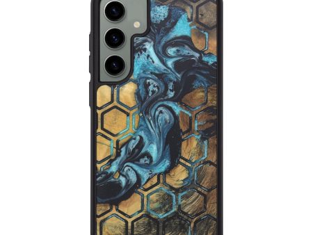 Galaxy S24 Plus Wood+Resin Phone Case - Jeanette (Pattern, 718807) Supply