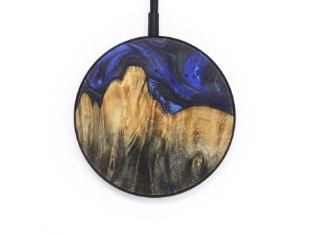 Circle Wood+Resin Wireless Charger - Luna (Green, 718560) Fashion