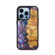 iPhone 14 Pro Wood+Resin Phone Case - Ariyah (Blue, 718508) Supply