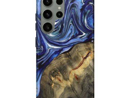 Galaxy S24 Ultra  Live Edge Phone Case - Madisyn (Blue, 719286) For Cheap