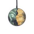 Circle Wood+Resin Wireless Charger - Everlee (Green, 718537) Hot on Sale