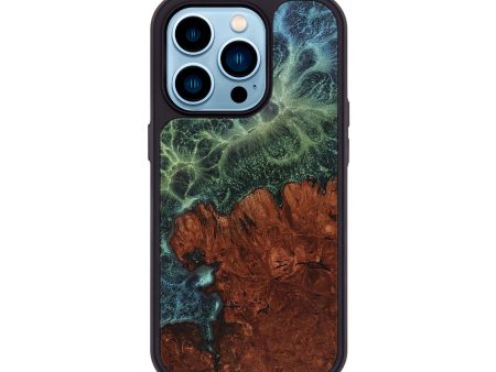 iPhone 14 Pro Wood+Resin Phone Case - Averie (Static, 720638) on Sale