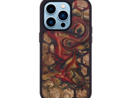 iPhone 14 Pro Wood+Resin Phone Case - Shaq (Pattern, 718791) Online now