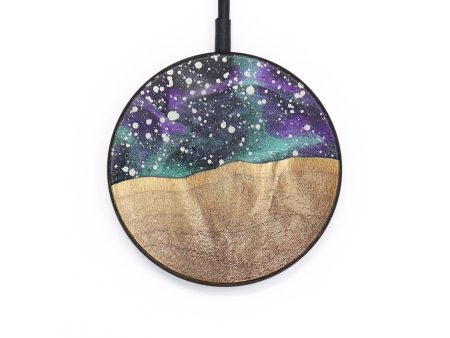 Circle Wood+Resin Wireless Charger - Erin (Cosmos, 720720) Discount