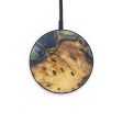 Circle Wood+Resin Wireless Charger - Geraldine (Teal & Gold, 718554) For Cheap