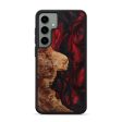 Galaxy S24 Plus Wood+Resin Phone Case - Lacey (Red, 720177) Fashion