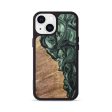 iPhone 13 Wood+Resin Phone Case - Bryan (Green, 718049) Online