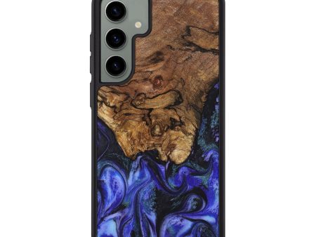 Galaxy S24 Plus Wood+Resin Phone Case - Tamika (Purple, 720520) Sale