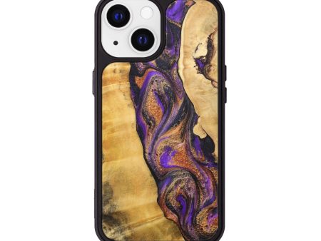 iPhone 13 Wood+Resin Phone Case - Maryann (Purple, 716951) Online