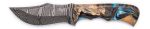 Carved Damascus Hunting Knife #10591 Online Hot Sale