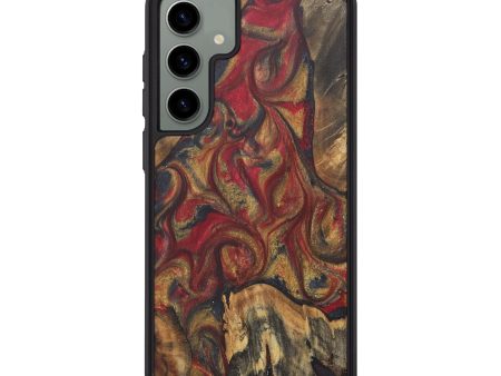 Galaxy S24 Plus Wood+Resin Phone Case - Charlee (Red, 718844) For Cheap