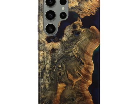 Galaxy S24 Ultra Wood+Resin Live Edge Phone Case - Abraham (Wood Burl, 717237) Cheap