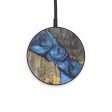 Circle Wood+Resin Wireless Charger - Bret (Blue, 718576) Online Sale