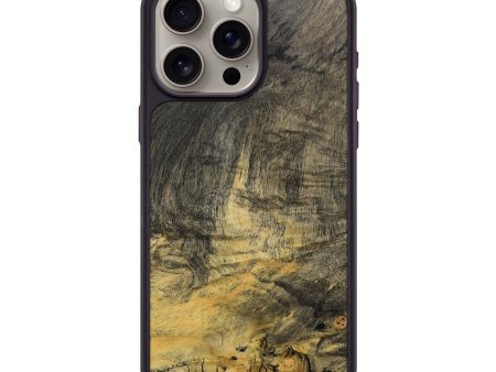 iPhone 15 Pro Max Wood+Resin Phone Case - Adrienne (Wood Burl, 717622) Online Sale