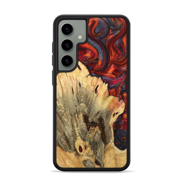 Galaxy S24 Plus Wood+Resin Phone Case - Bodhi (Red, 719562) Cheap