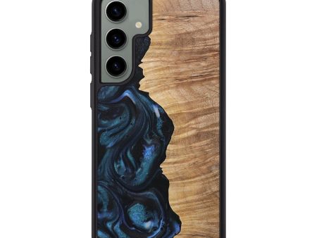 Galaxy S24 Plus Wood+Resin Phone Case - Carolina (Blue, 717556) Online now