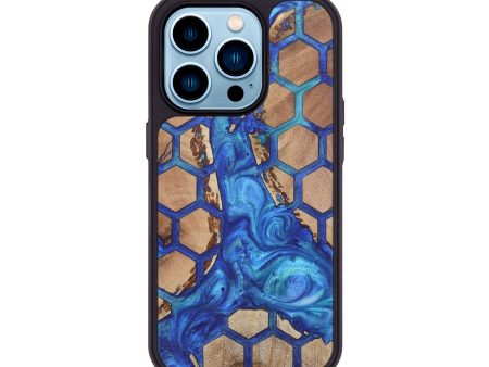 iPhone 14 Pro Wood+Resin Phone Case - Candy (Pattern, 717783) Hot on Sale