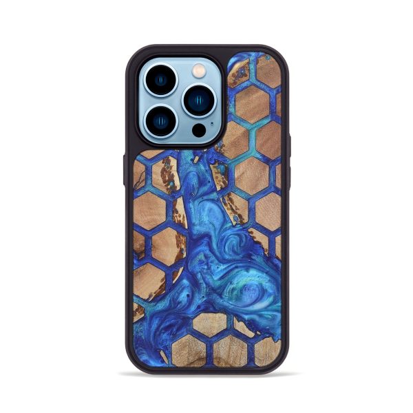 iPhone 14 Pro Wood+Resin Phone Case - Candy (Pattern, 717783) Hot on Sale