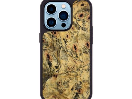 iPhone 14 Pro Wood+Resin Phone Case - Shelby (Wood Burl, 719965) For Cheap